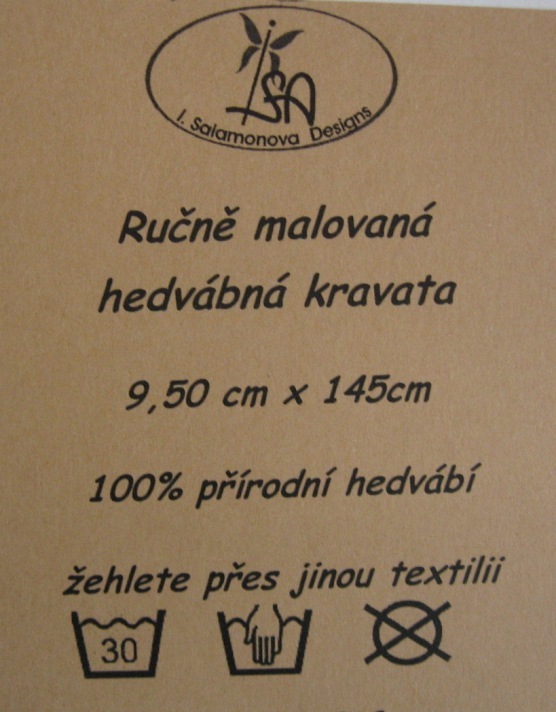 Originální kravata červená Buněčná energie