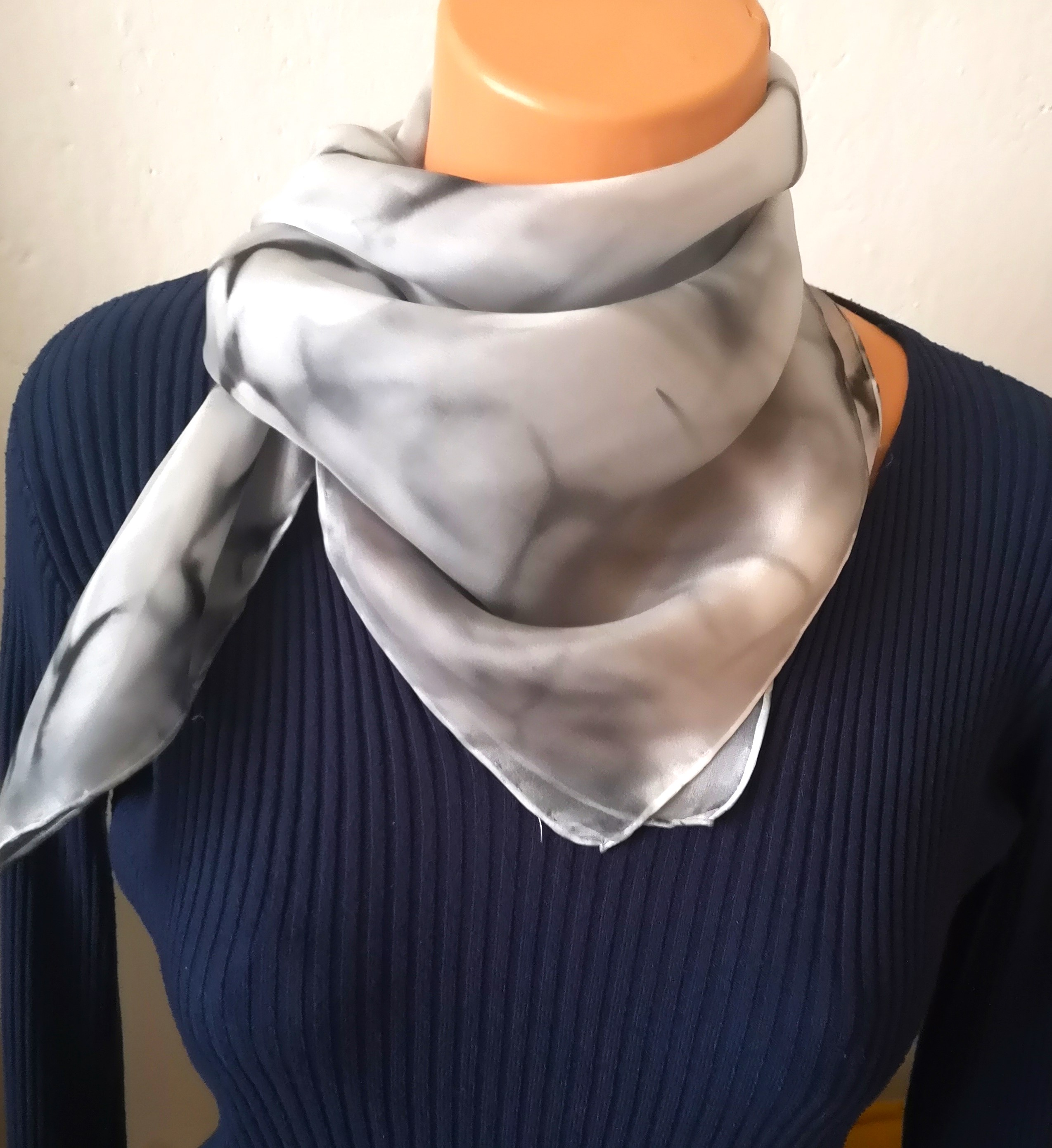 Hedvábný šátek - Pro rybku 