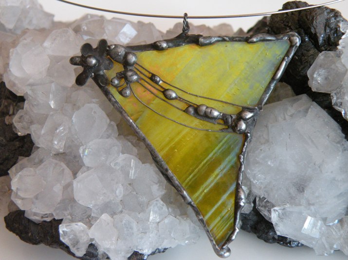 Originální náhrdelník, Šperk Tiffany, kapky rosy