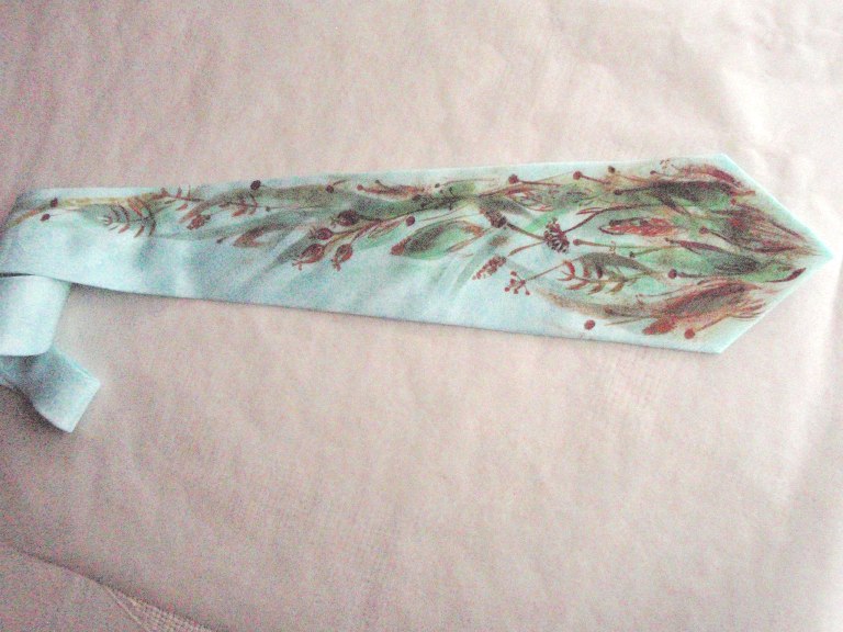 Neformální hedvábná kravata, Louka