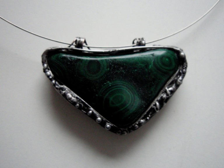 Autorský cínovaný šperk Vzpomínka na Maroko