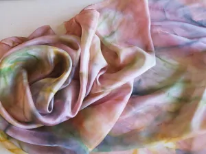 Hedvábné pareo - Popel z růží