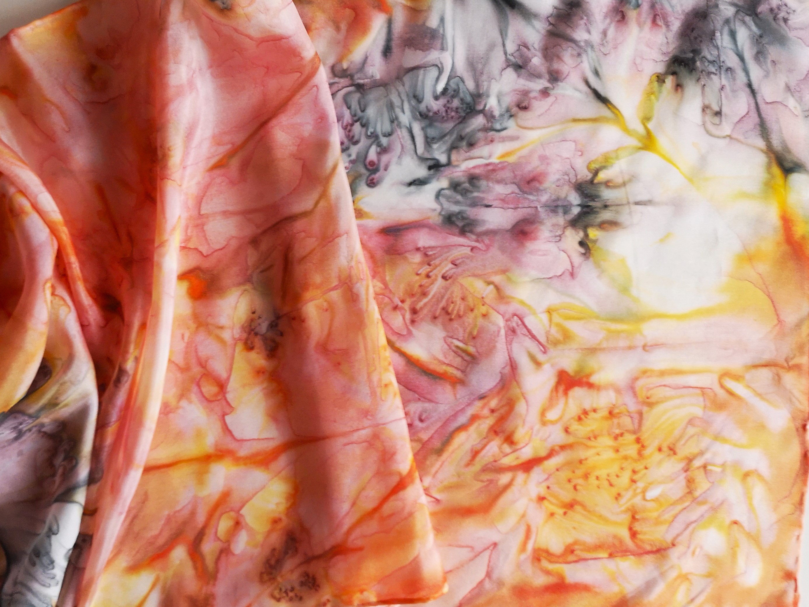 Hedvábný společenský šál - Jsi můj brouček