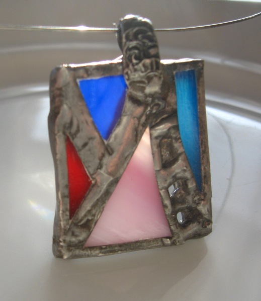 Šperk, přívěšek Tiffany, vitrážka 1