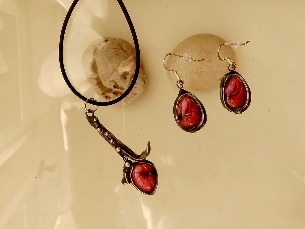 Originální souprava cínovaných šperků pro Růžová pro princeznu