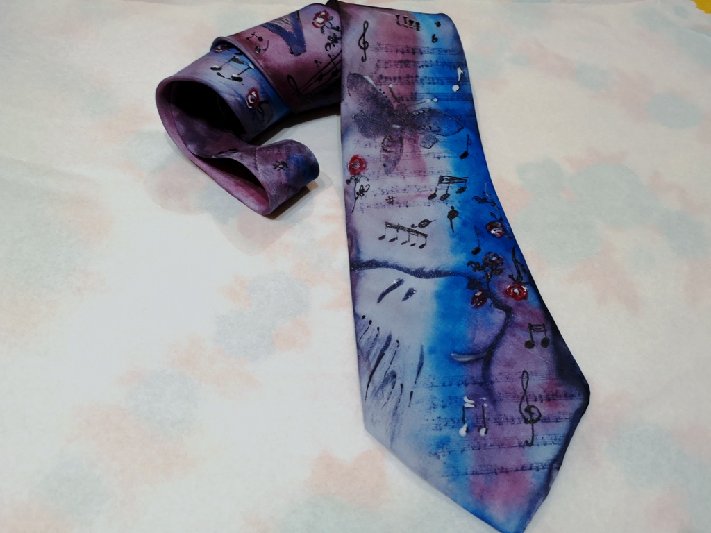 Originální hedvábná kravata, Sen o můze