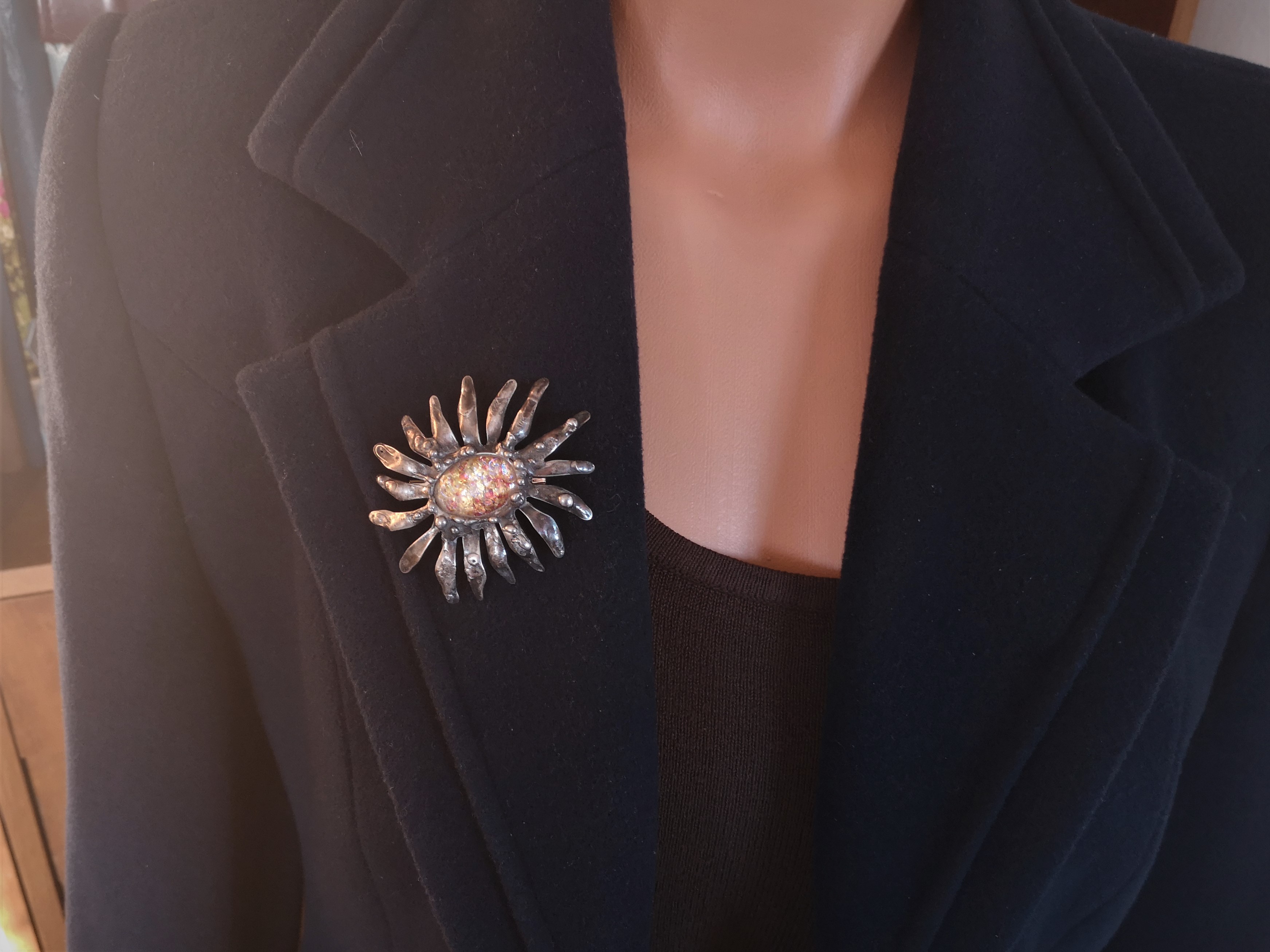 Originální autorská brož - Pro kopretinku