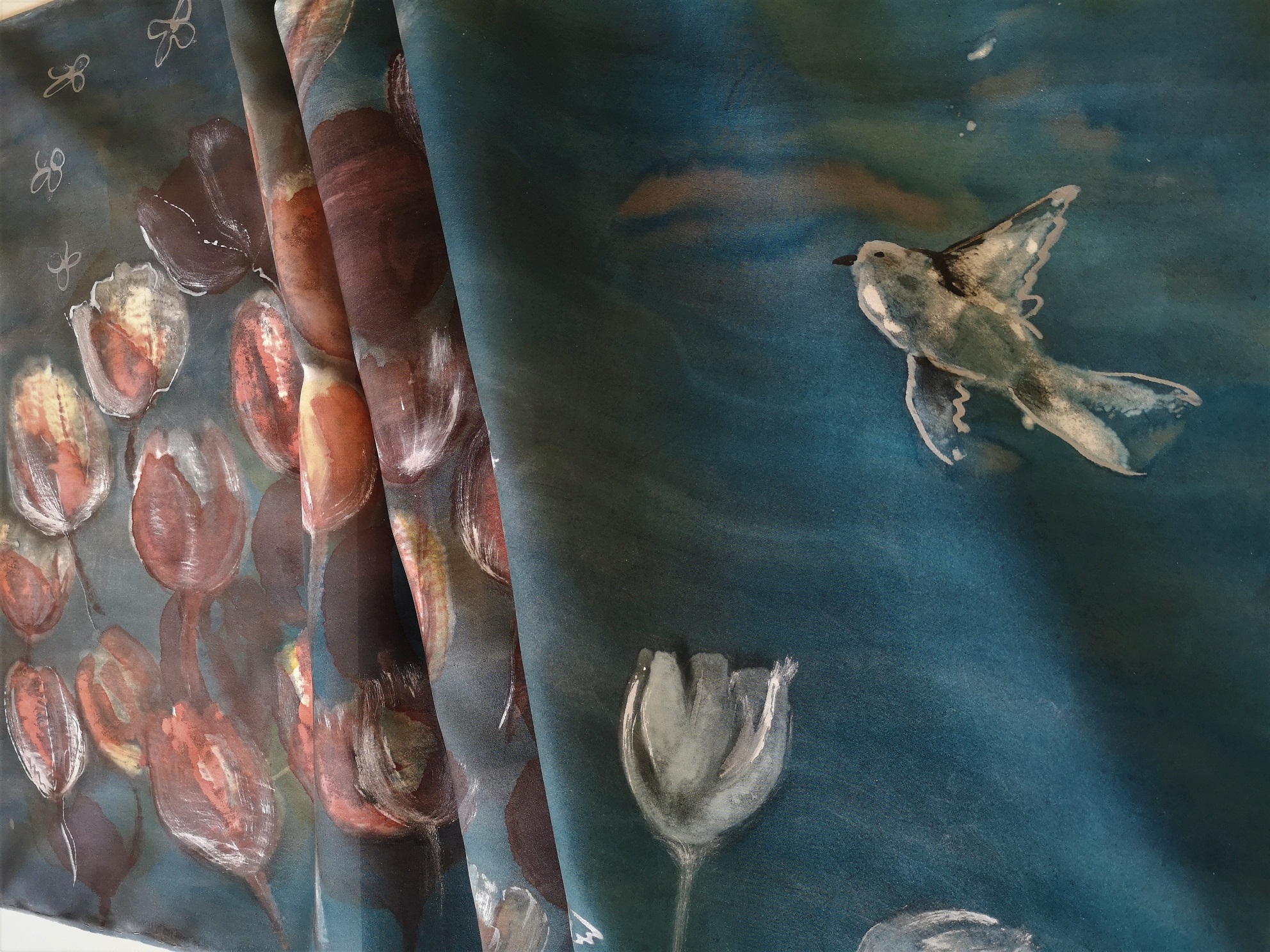 Originální šátek - Tma v zahradách