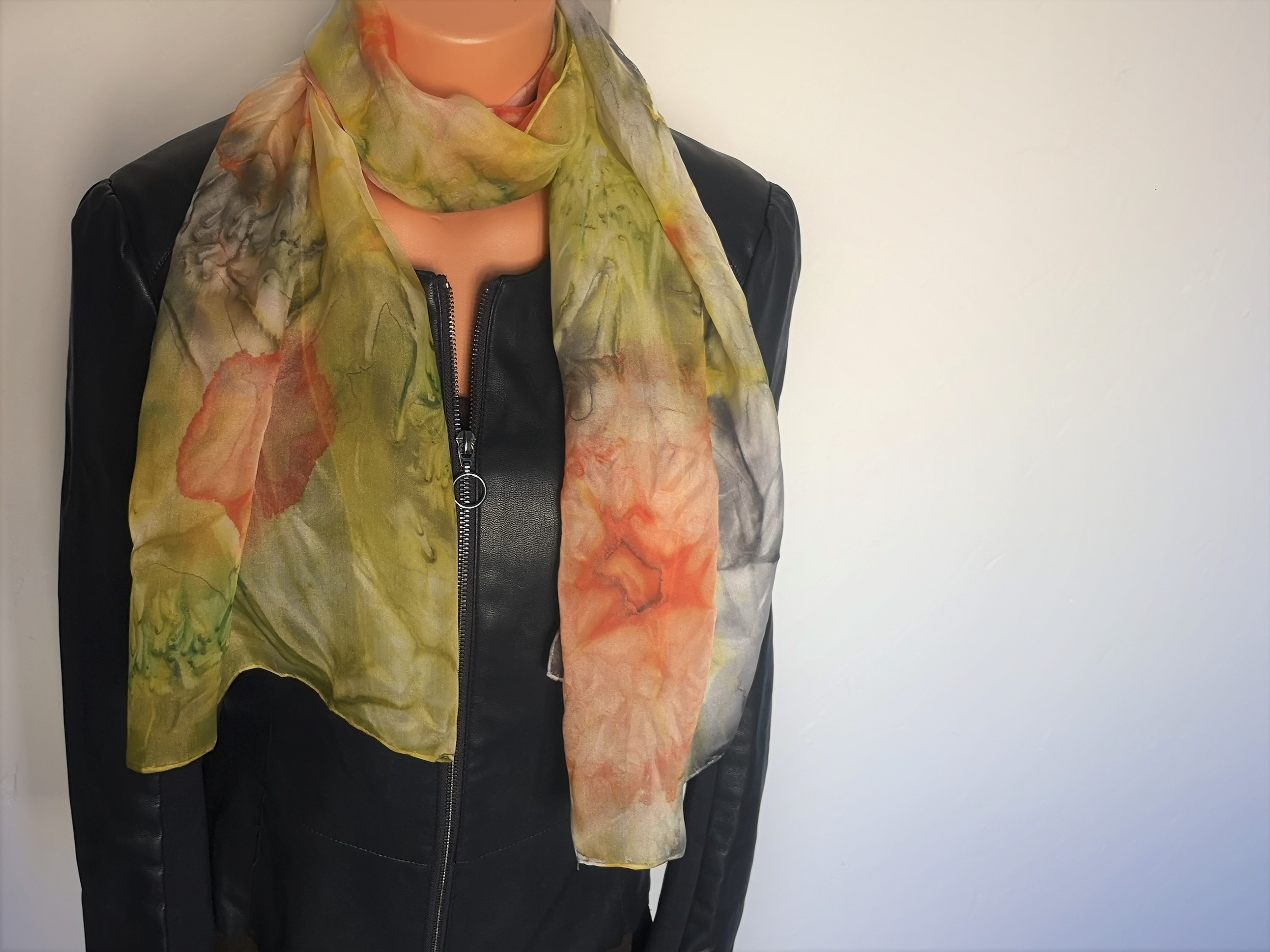 Originální hedvábný šál - Jemná