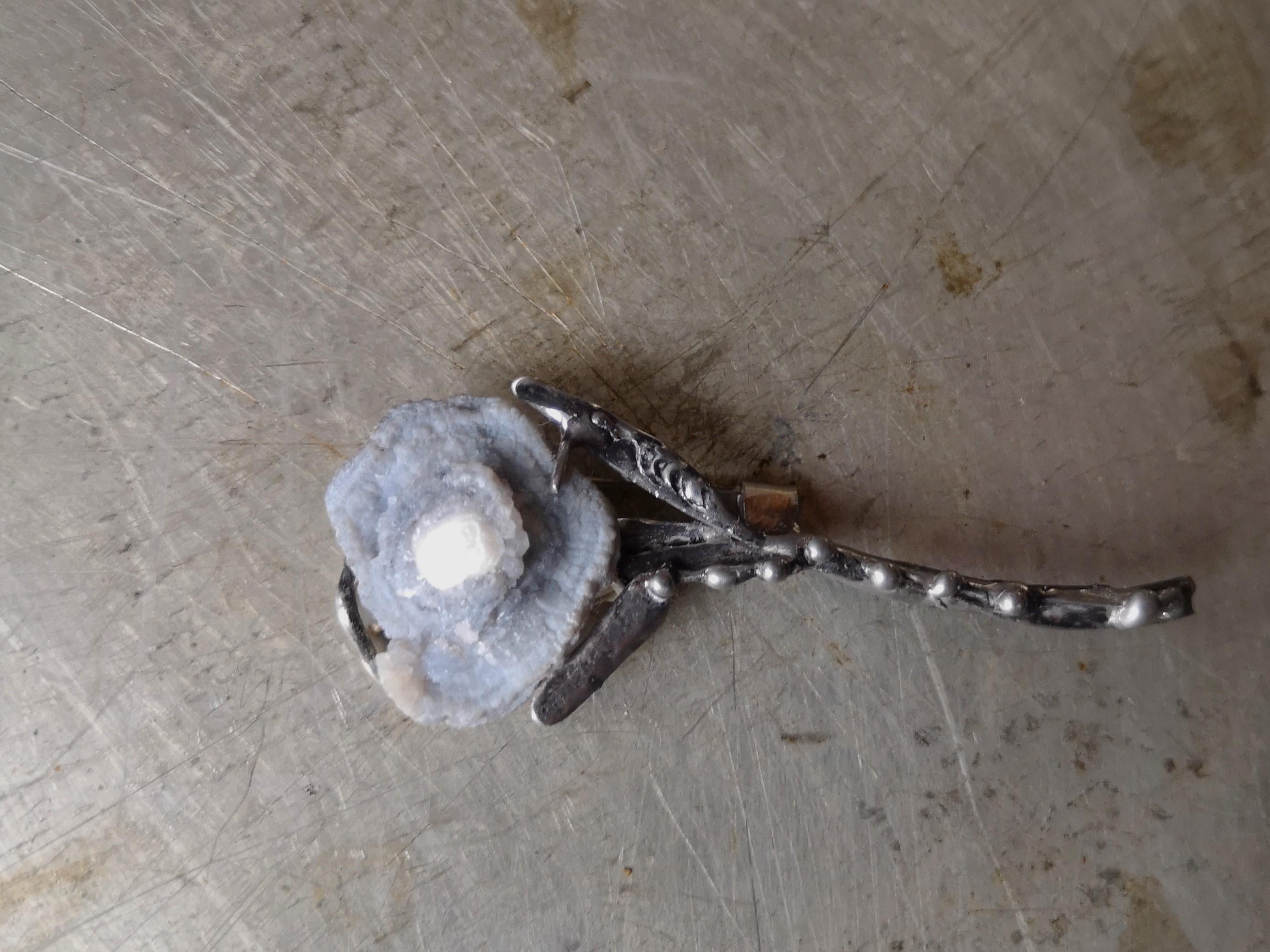 Originální brož - Pomněnková