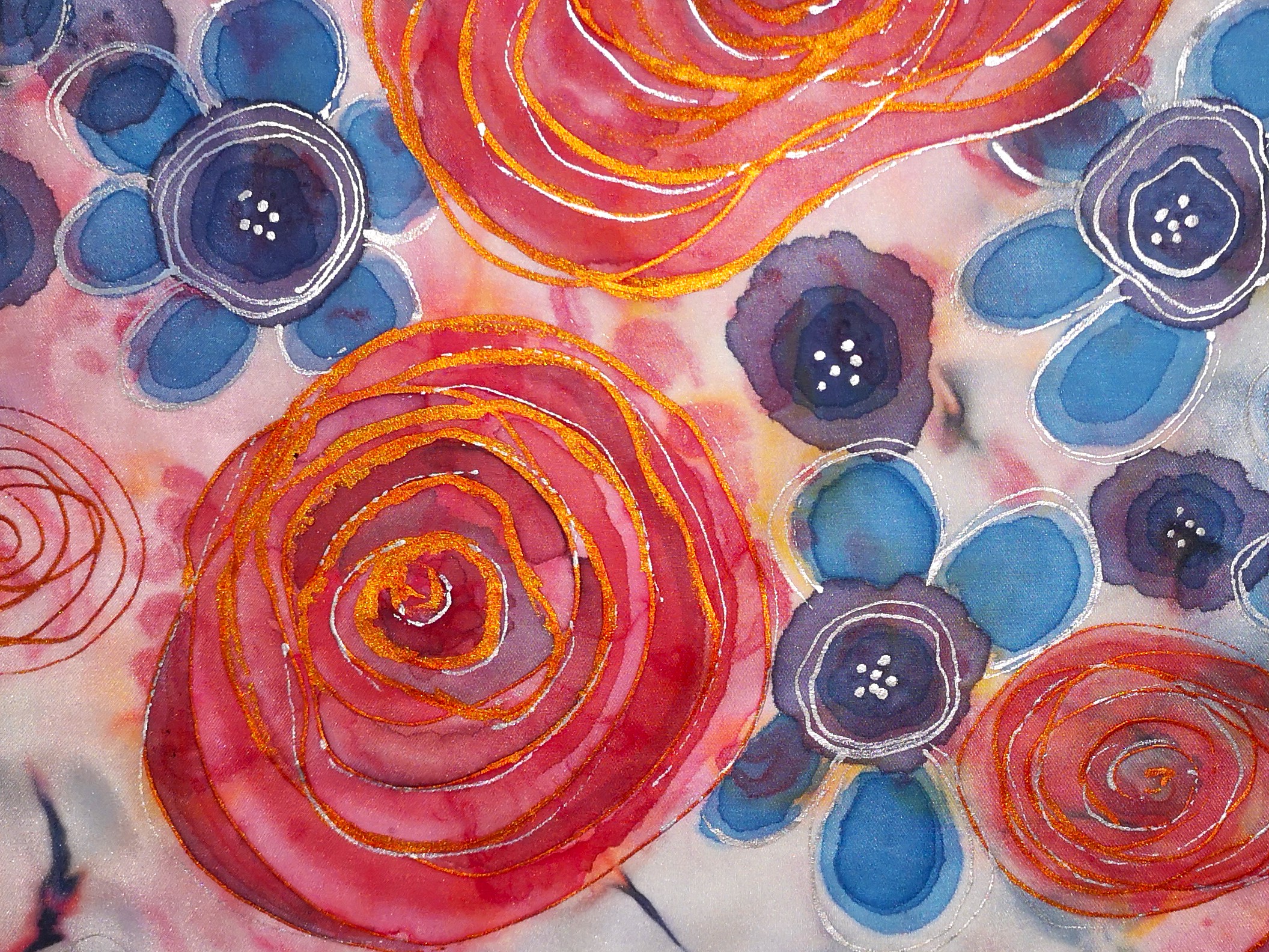 Hedvábná šála - Hodně radosti a harmonie