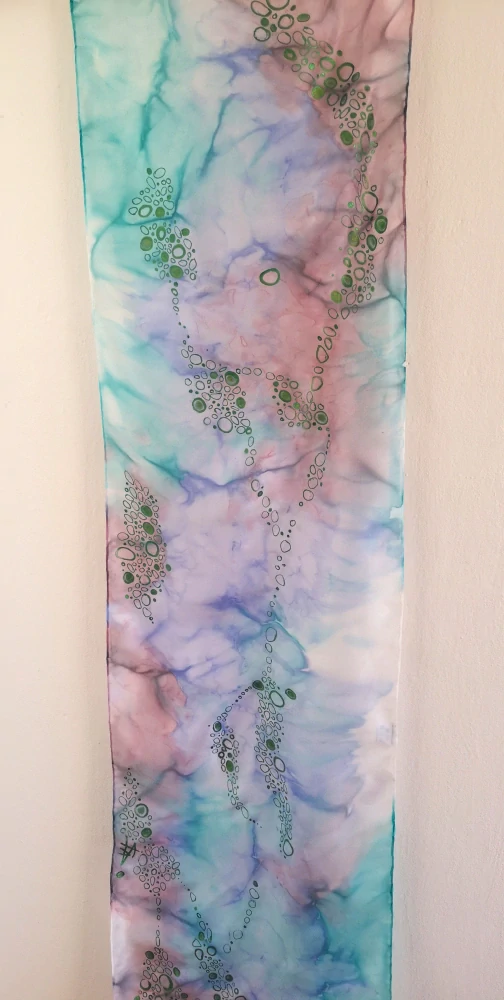 Šála z pravého hedvábí - Organická