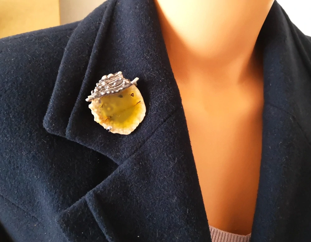 Originální autorská brož - Karel