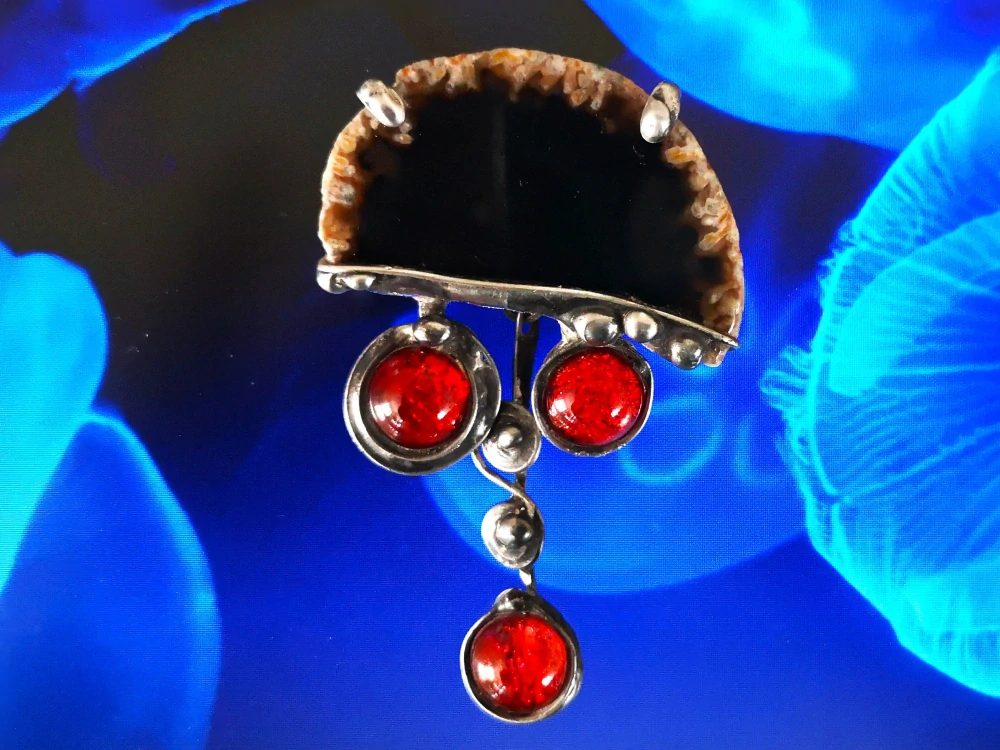 Originální autorská brož - Medůza