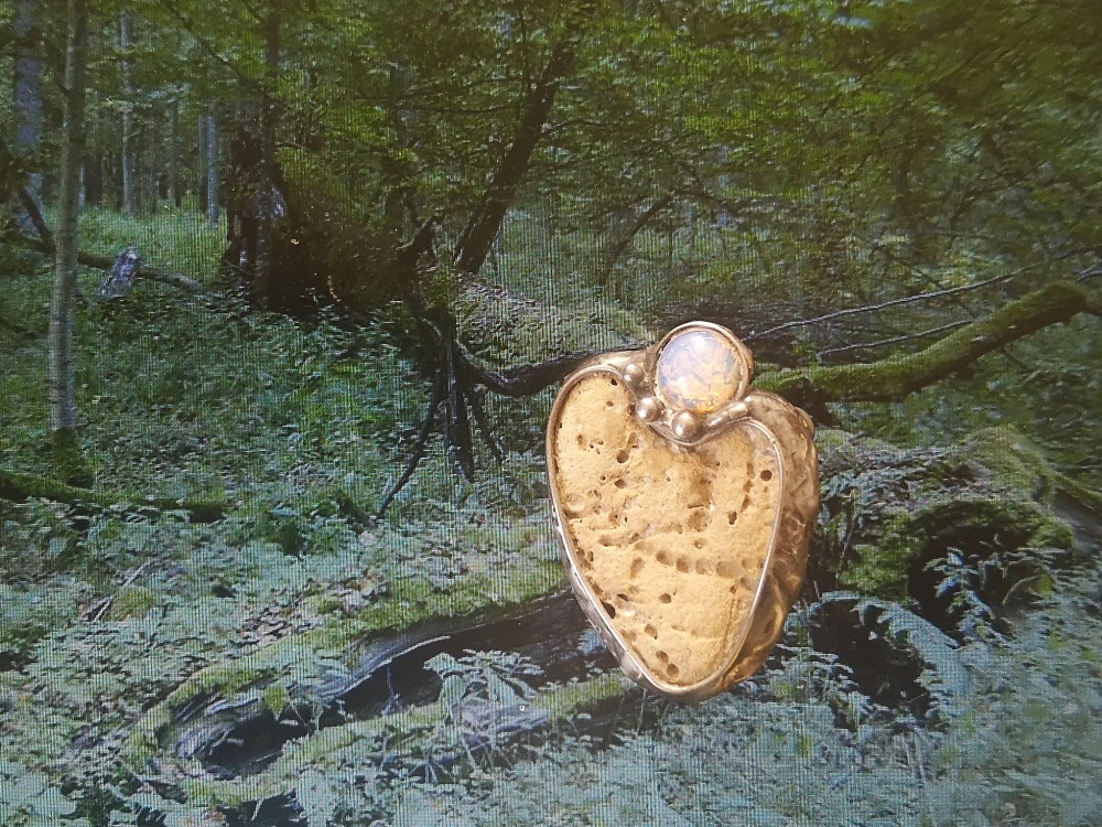 Originální autorská brož - Moře má láska