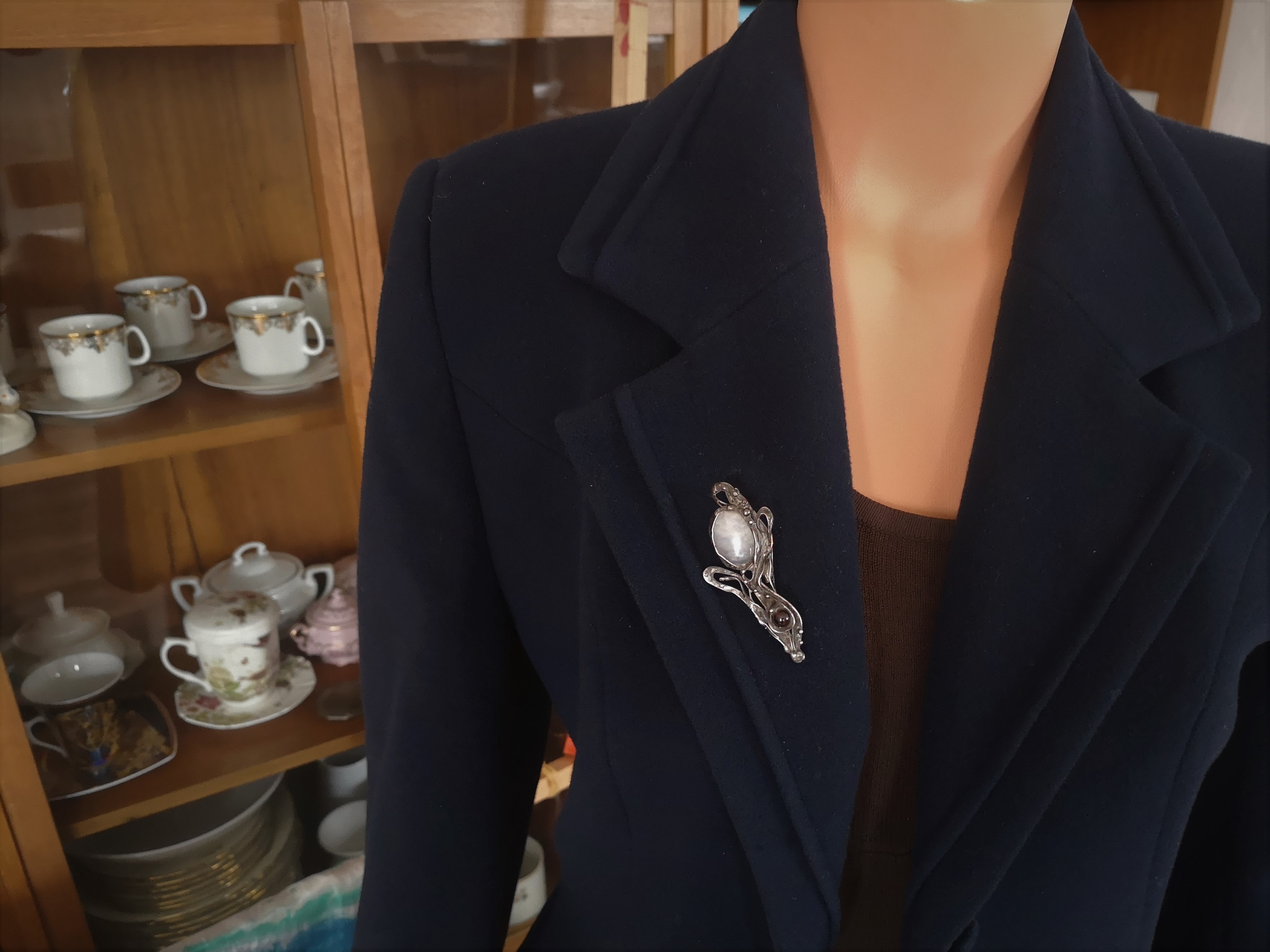 Originální brož - Mesíční -český výrobek