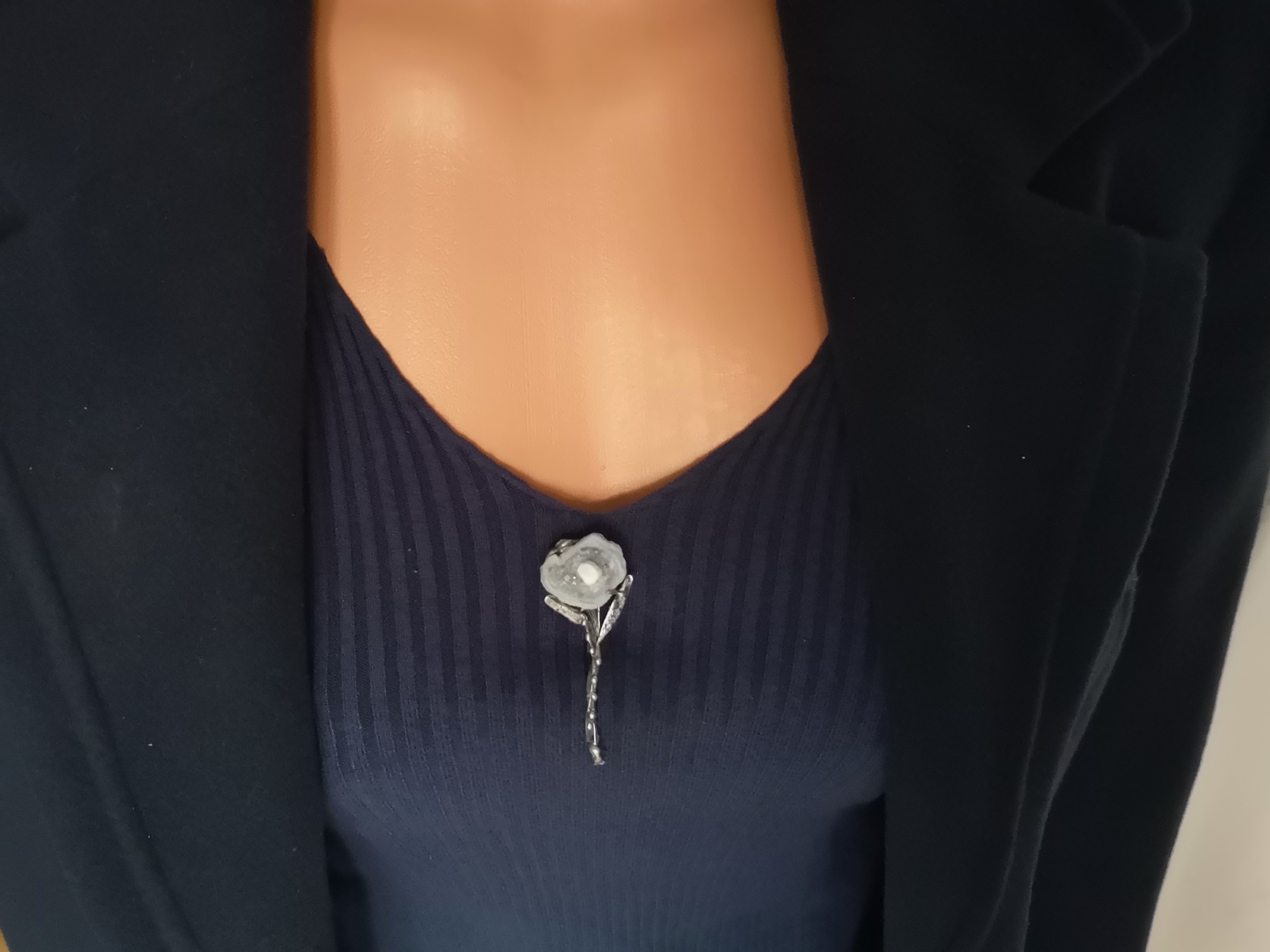 Originální brož - Pomněnková