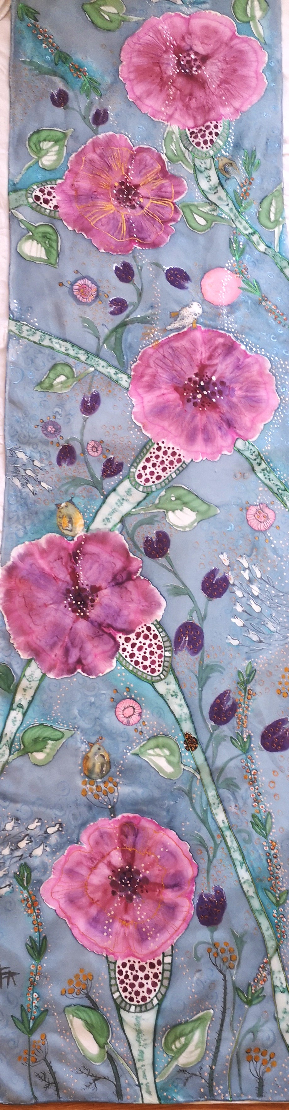 Luxusní hedvábná šála Jemné propojení