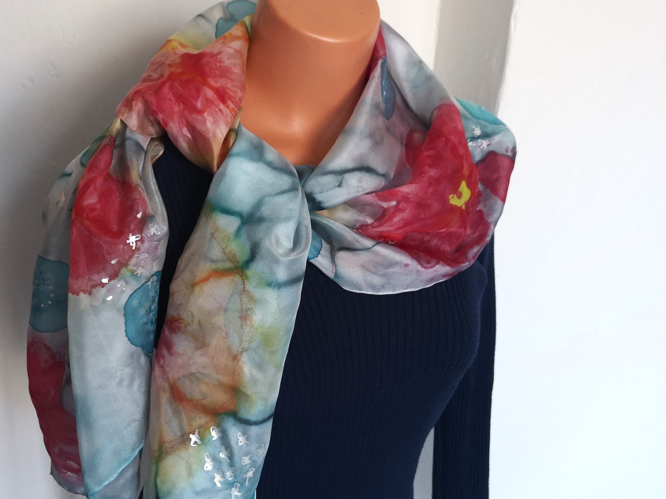 Originální dárek - hedvábí - Veselá, letní