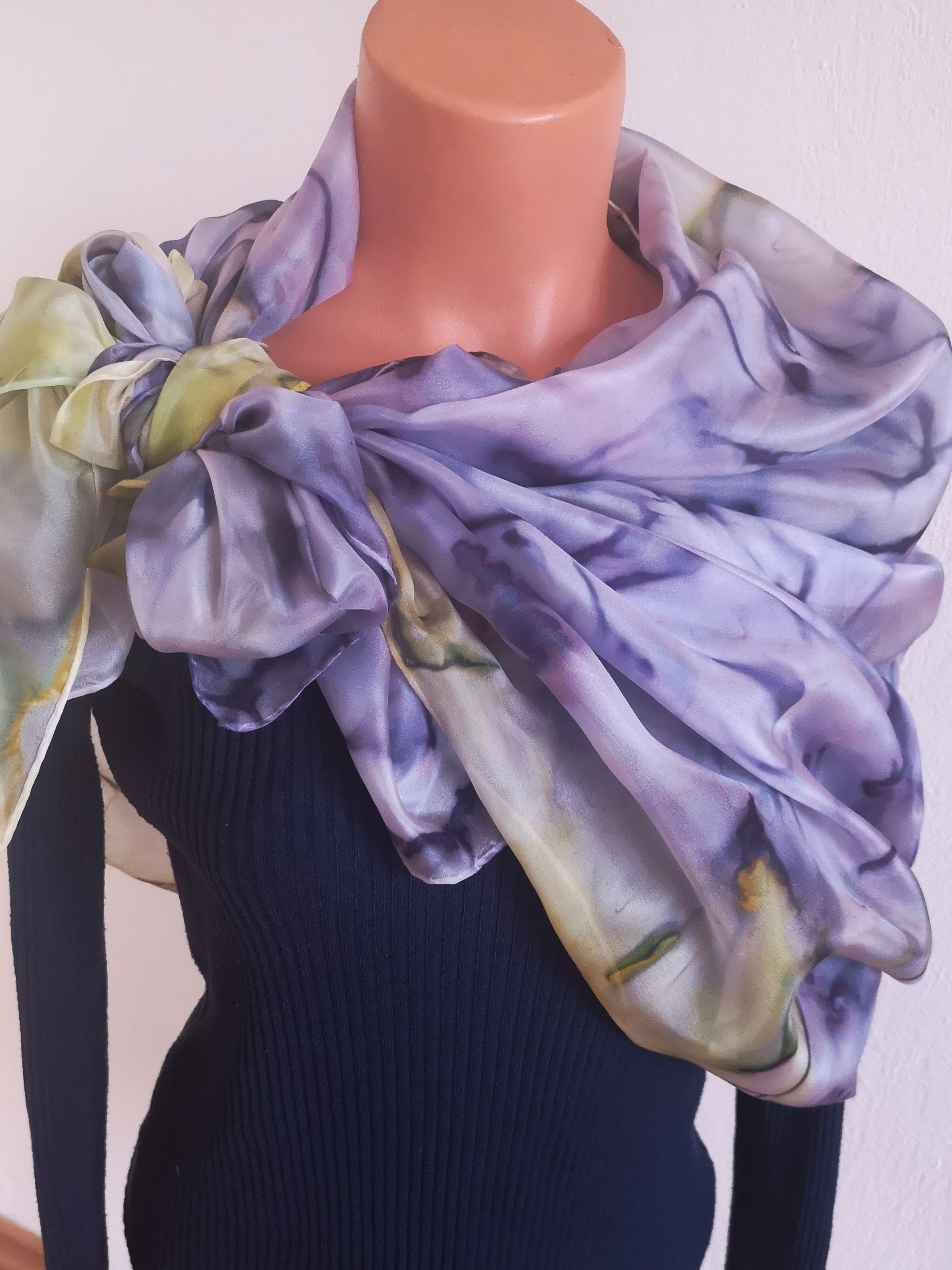 Hedvábné pareo Před letní bouřkou