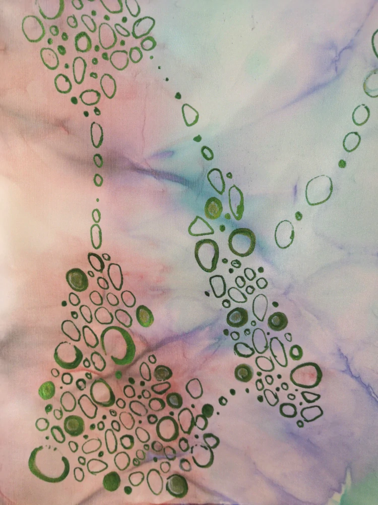 Šála z pravého hedvábí - Organická