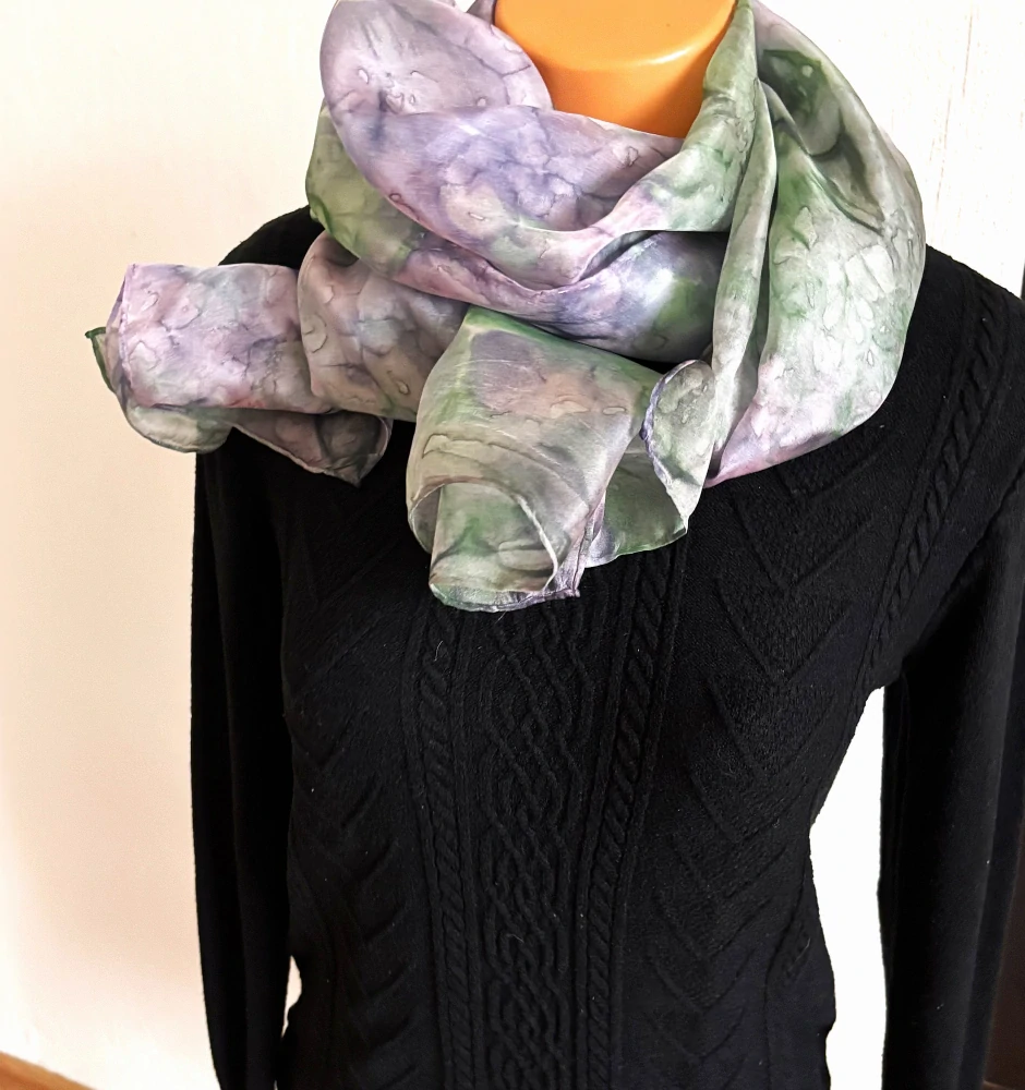 Pánský společenský šál z hedvábí