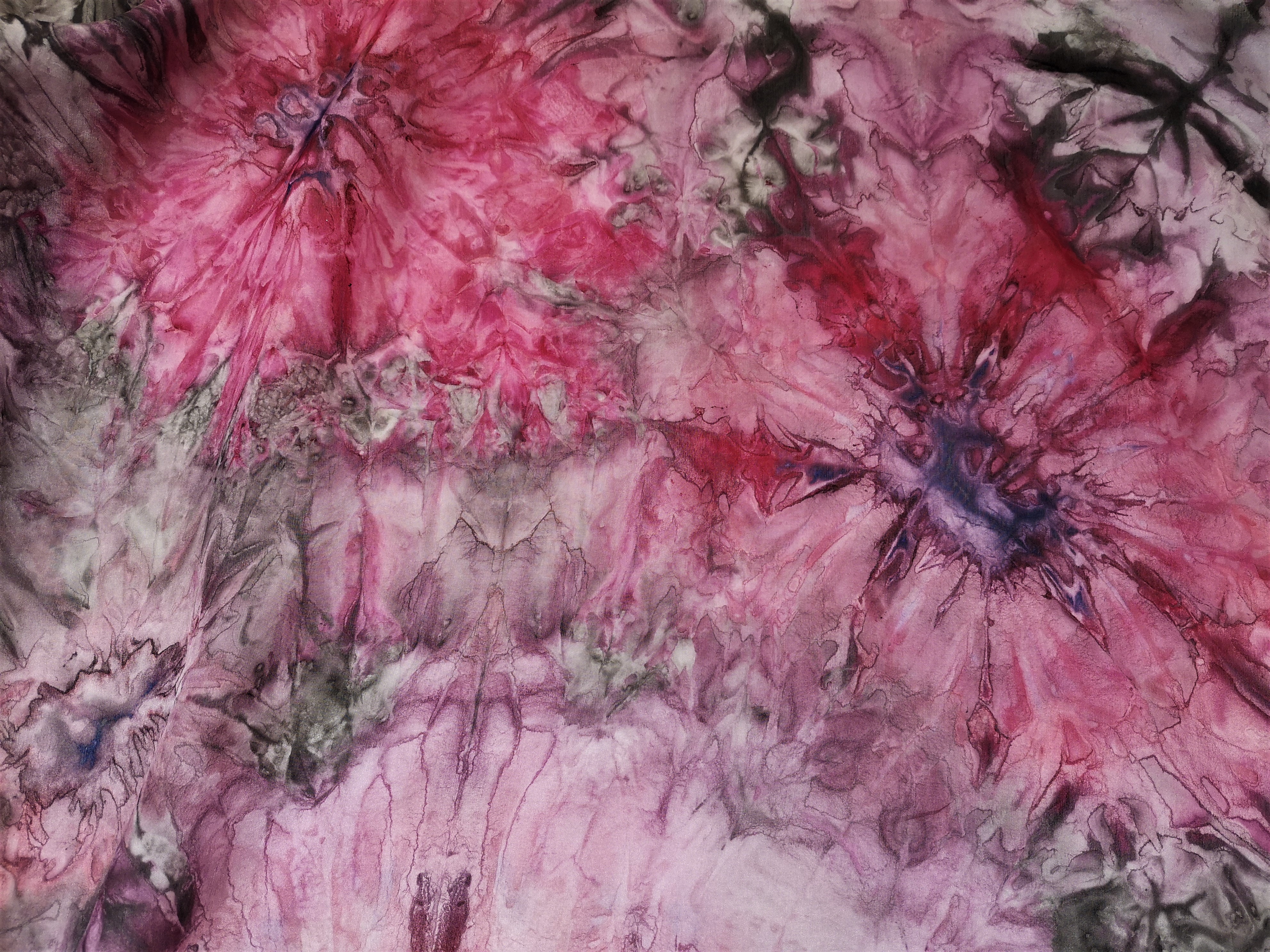 Originální šála, šátek - batika Shibori