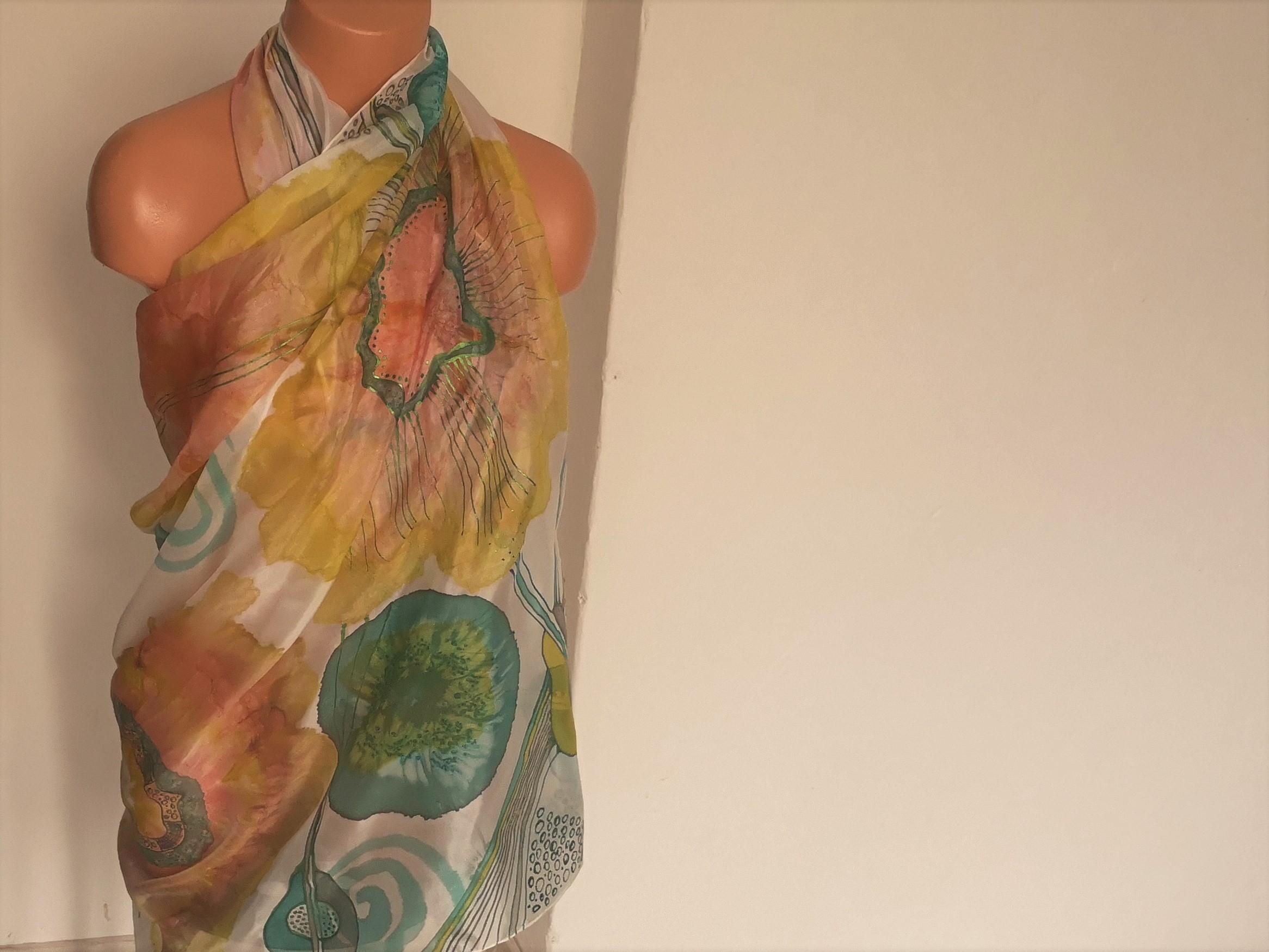 Originální hedvábné pareo - Propojení