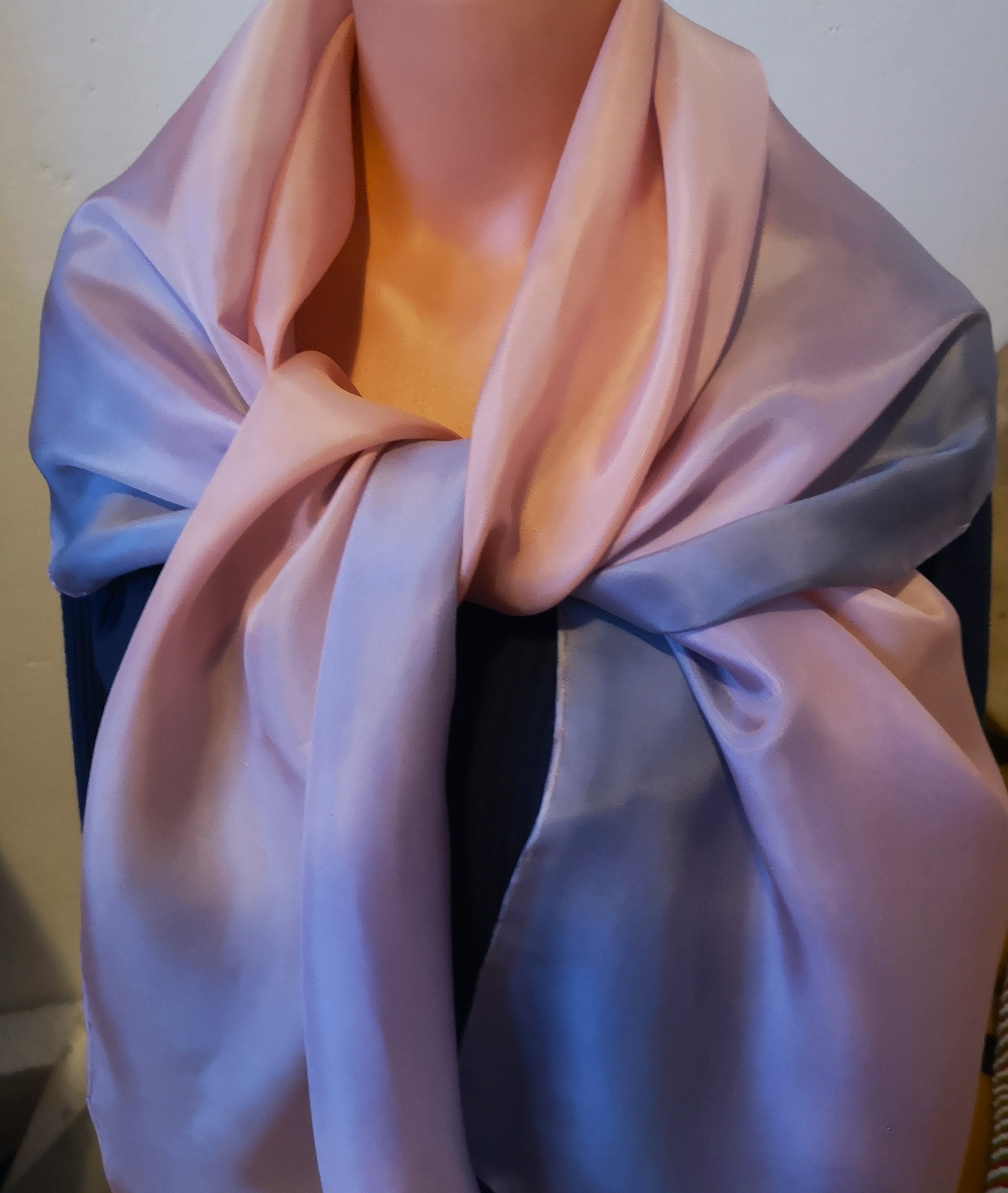 Společenská hedvábná šála - Na ples