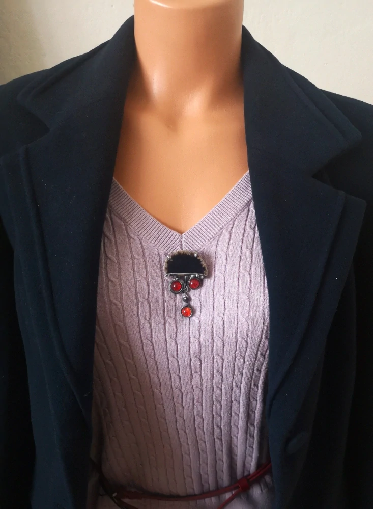 Originální autorská brož - Medůza