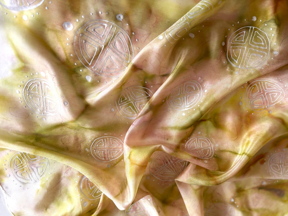 Hedvábný šátek- Ornamenty