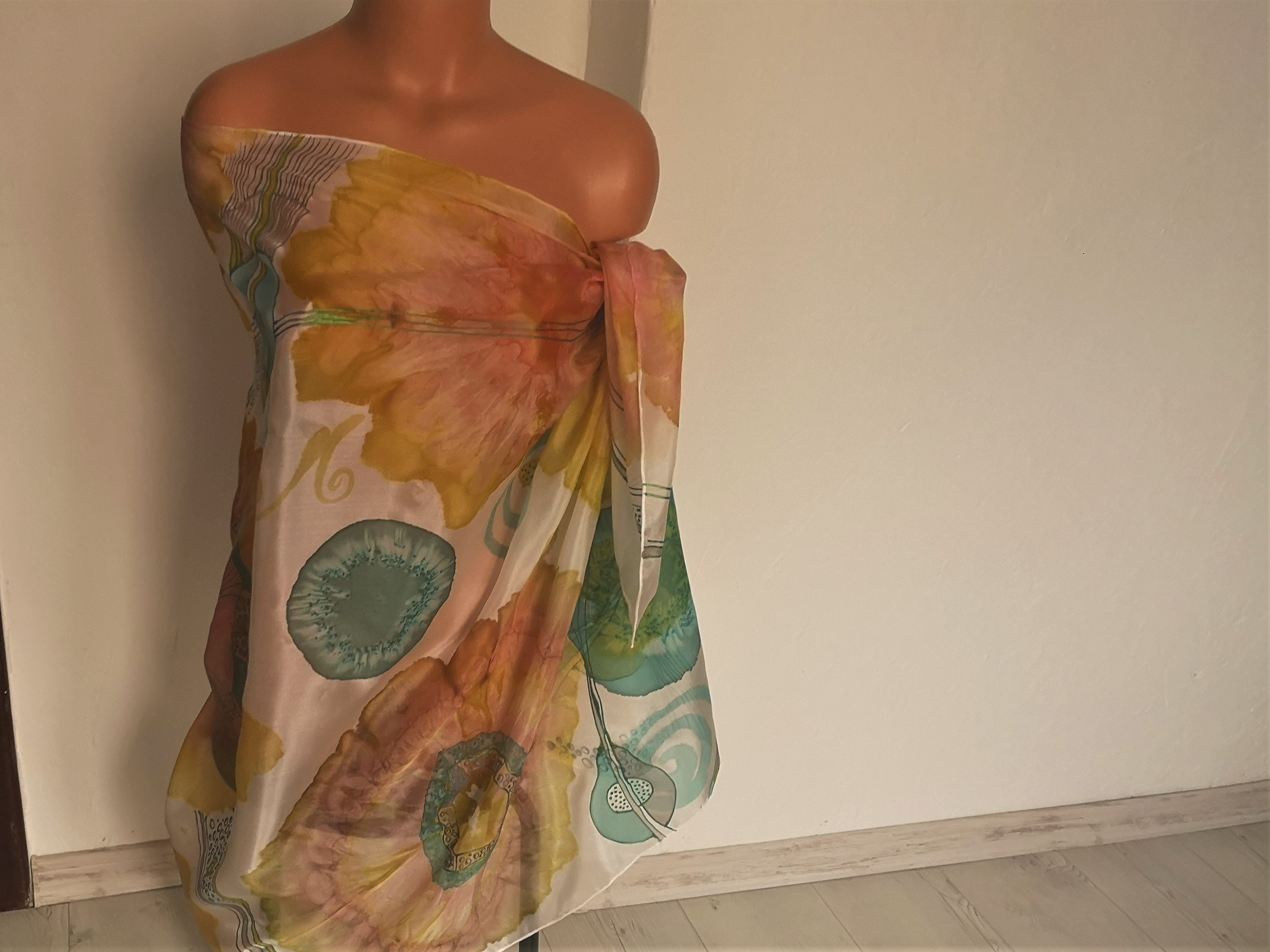 Originální hedvábné pareo - Propojení