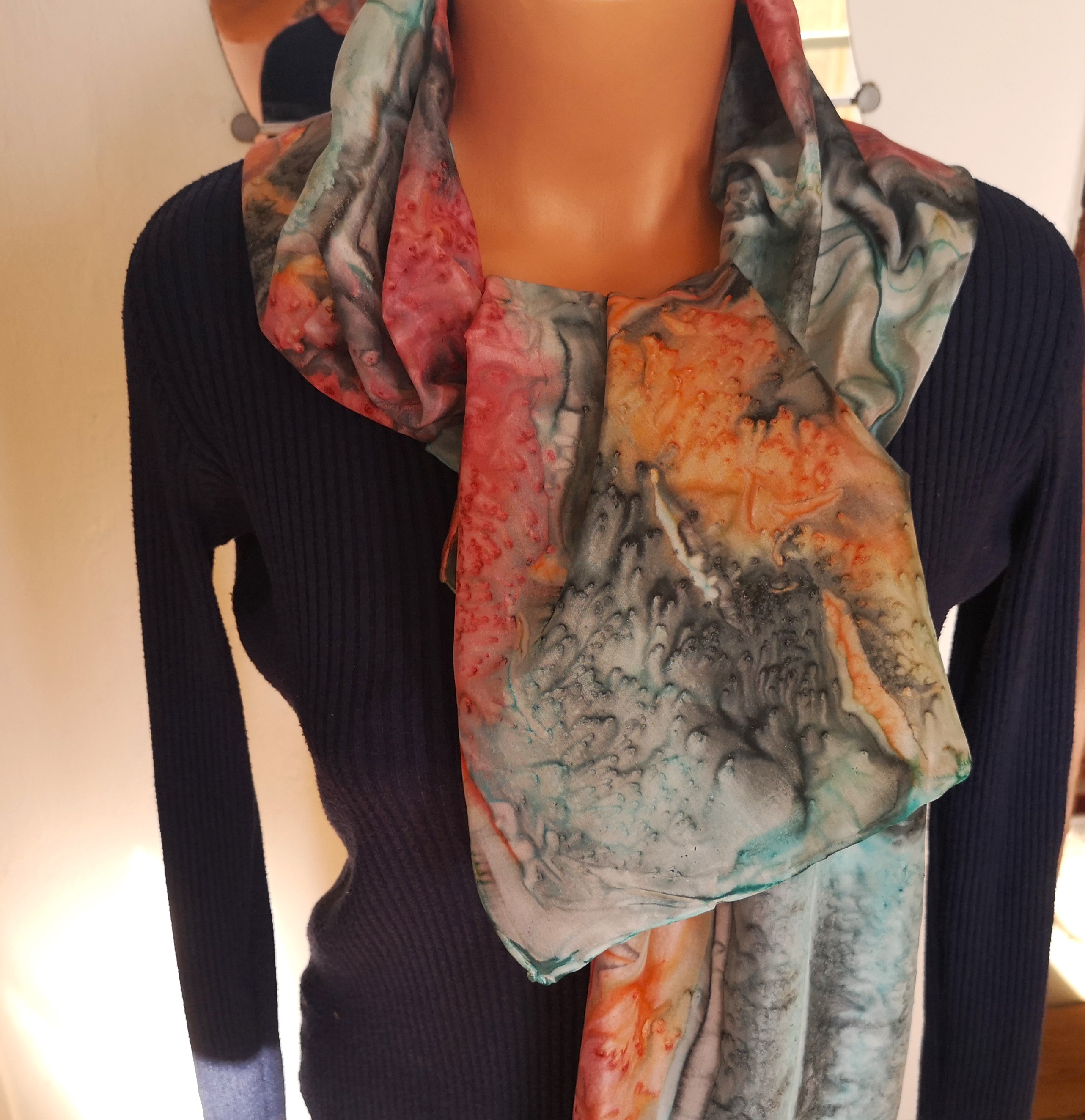 Hedvábná šála Buněčná energie