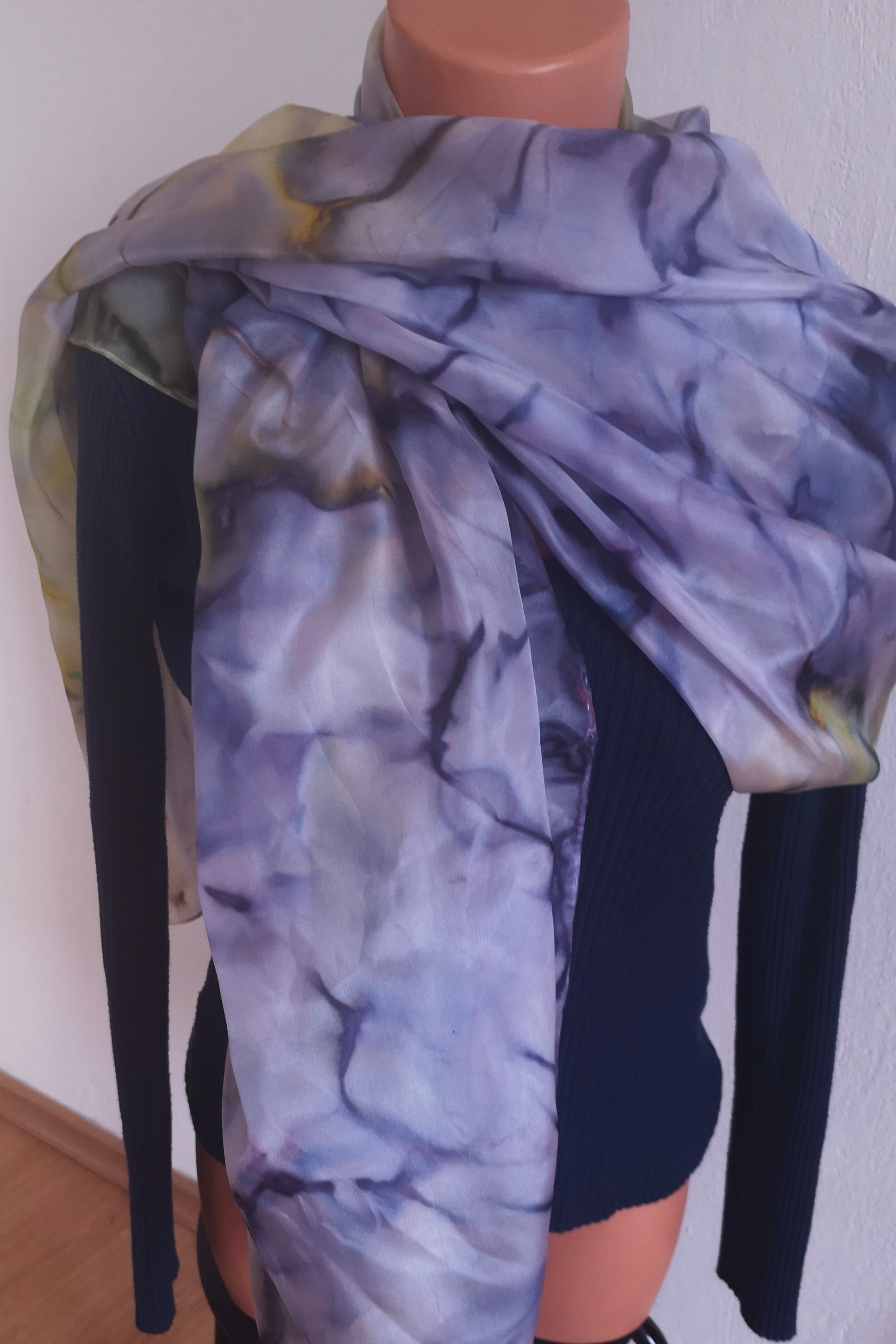 Hedvábné pareo Před letní bouřkou