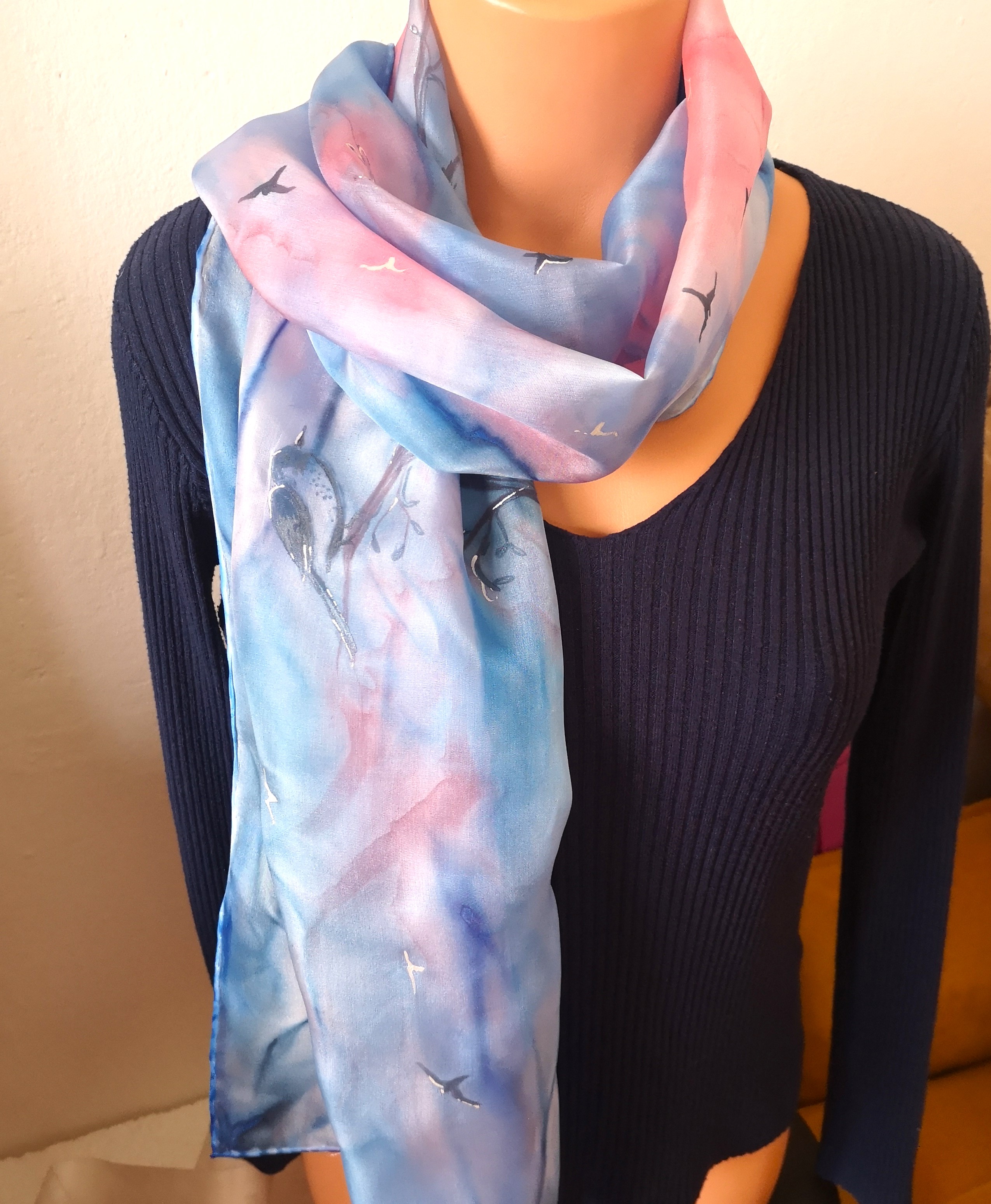 Hedvábná šála - Odlétání